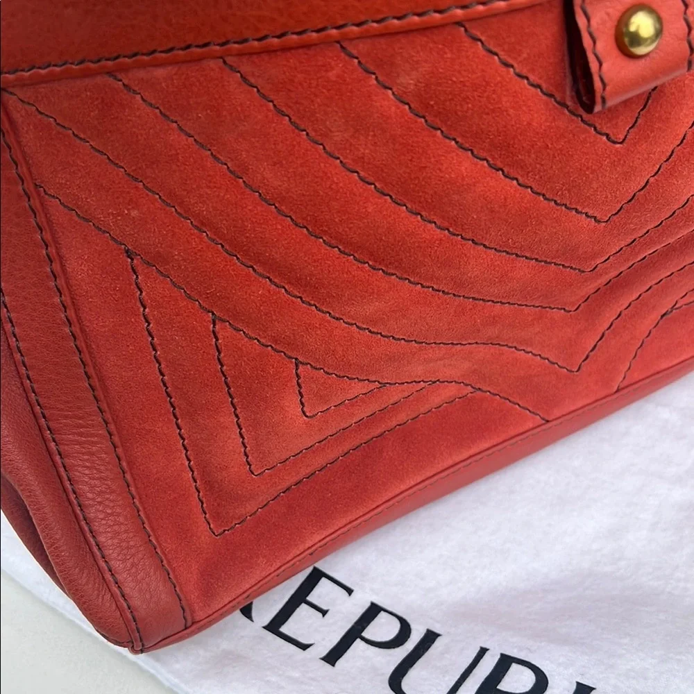Banana Republic Orange Clutch Bag - Picture 4 of 9